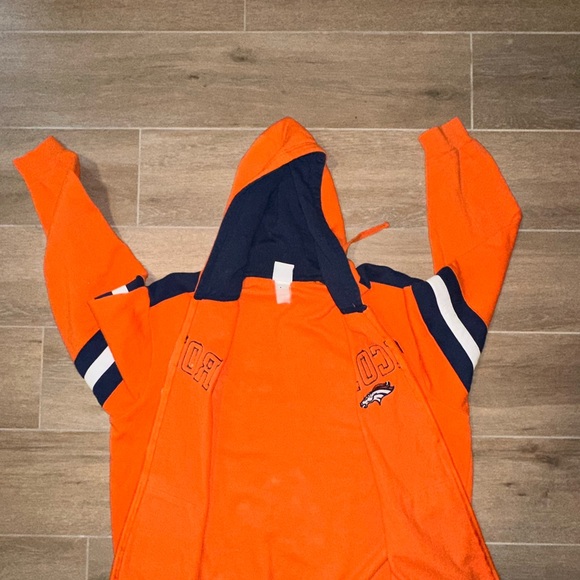 Men’s Denver Broncos zipper front Hoodie Sweatshirt XL - Picture 6 of 6